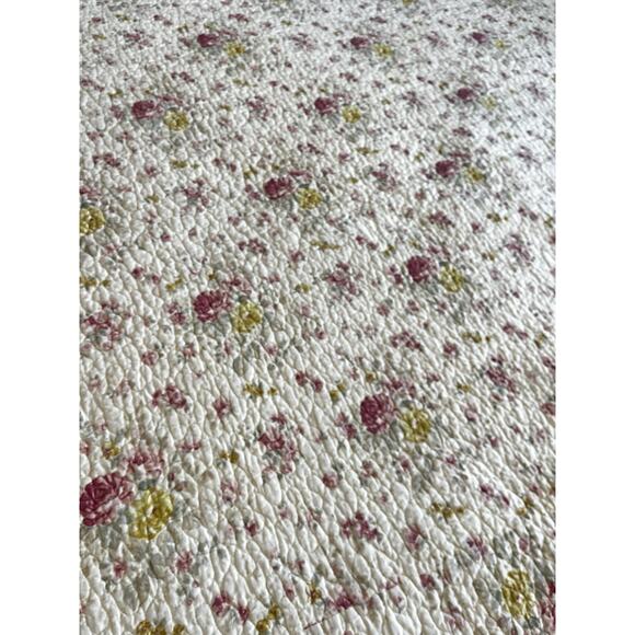 VTG LIMITED EDITION FULL QUILT LEGACY HAND CRAFTED - ROMANTIC FLORAL - Picture 8 of 9